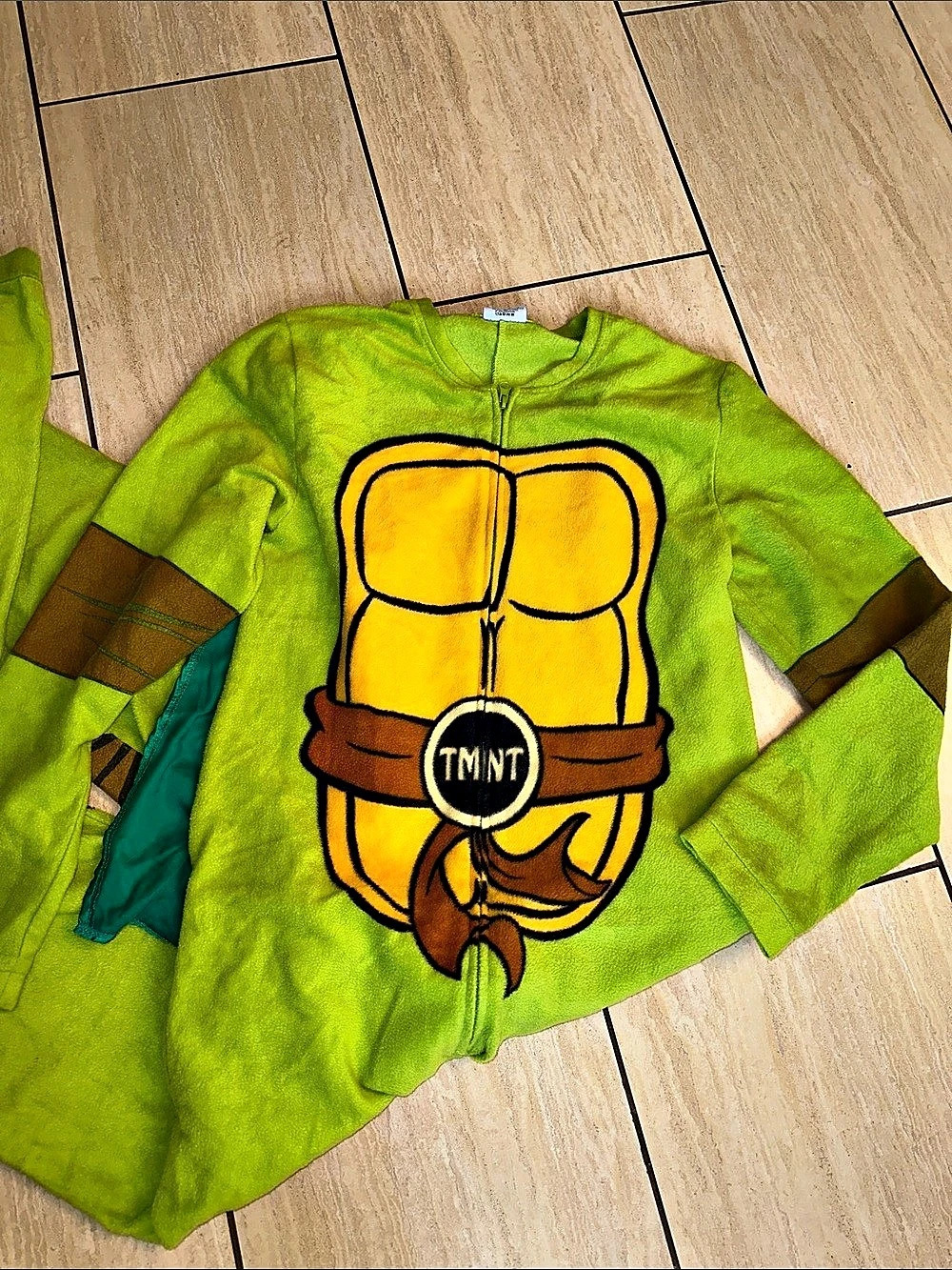 Nickelodeon Teenage Mutant Ninja Turtles One Piece Pijama/Halloween Costume (M)